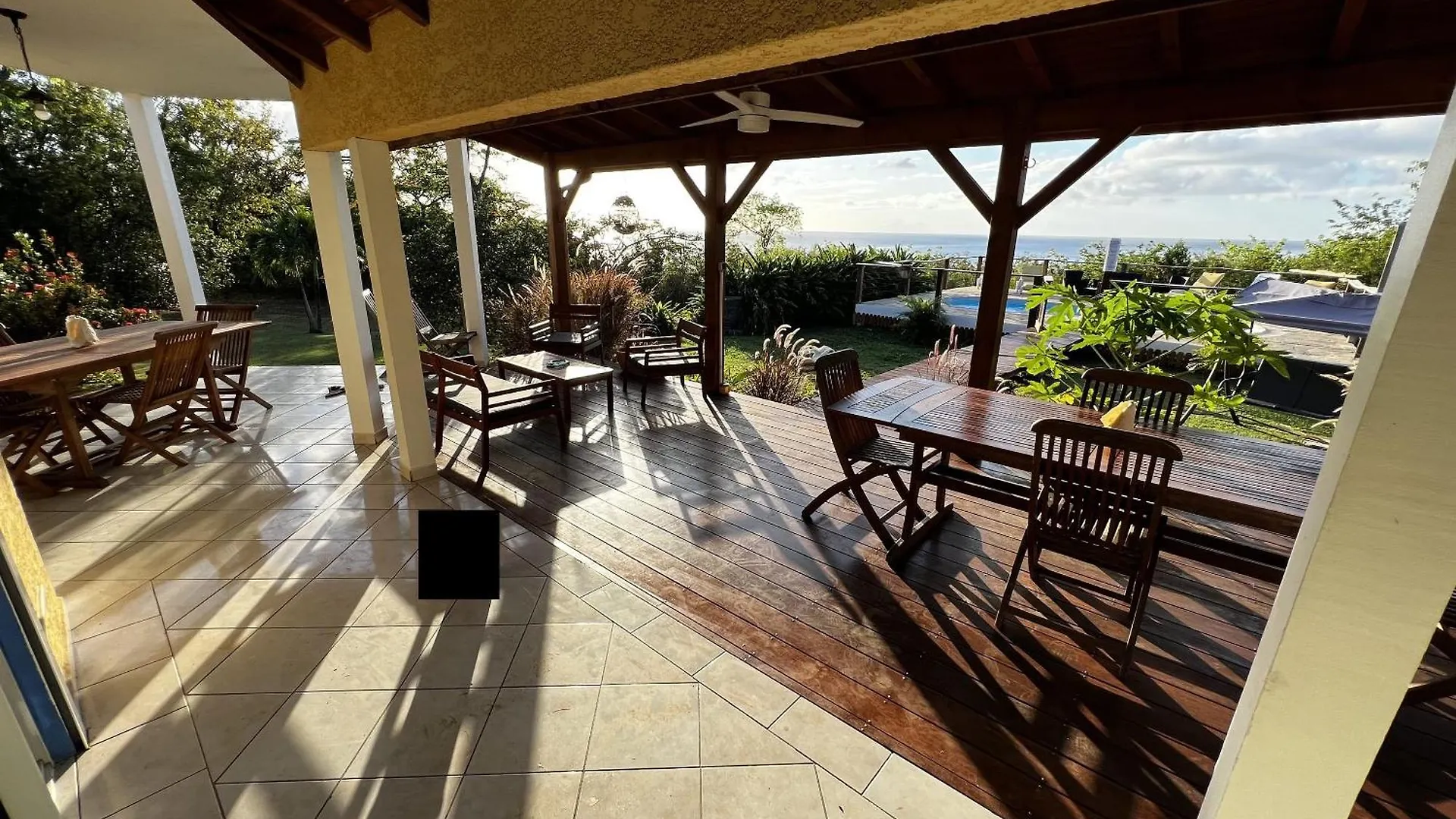 Maison Charmante Avec Vue Sur Mer A Deshaies + Piscine Partagee Guadeloupe